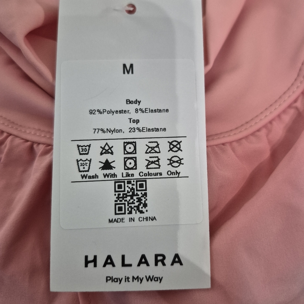 HALARA Breezeful High Waisted Palazzo Flowy Wide Leg Pants In Blossom Pink M - Picture 8 of 8
